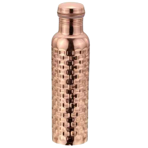 Amrit Texture Copper Water Bottle